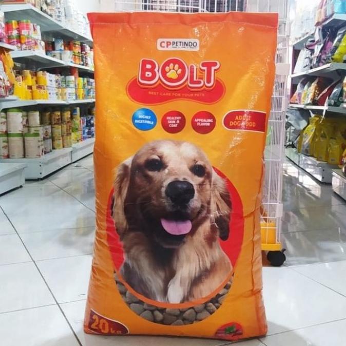 Grab Gojek only Promo Bolt Dog 20kg - bolt dog - dog food bolt