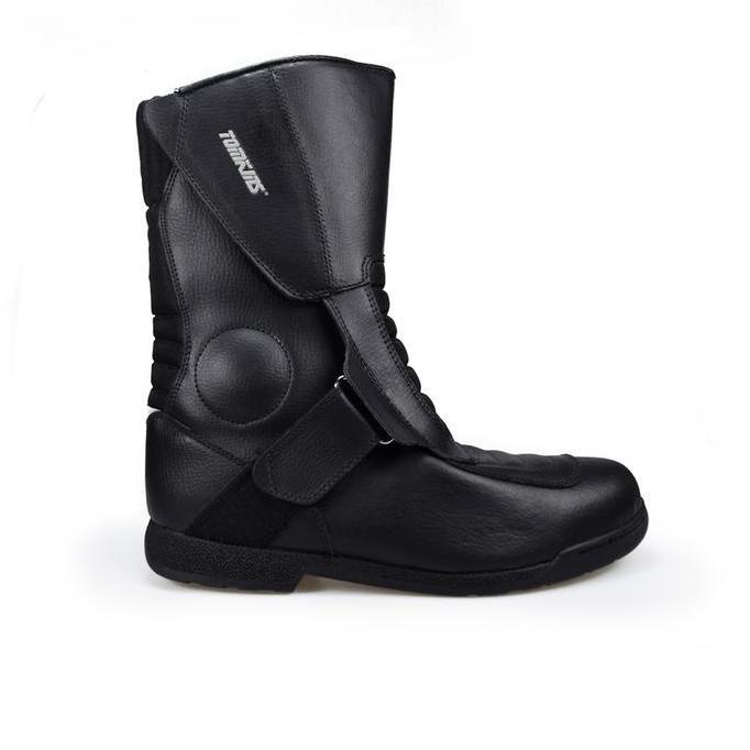 TOMKINS Polo Tour Star - Hitam Sepatu Motor