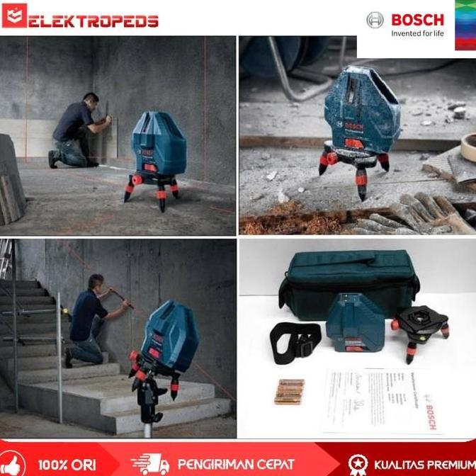 Murah Laser Level Bosch Gll 3-15 X Professional - Waterpass Laser