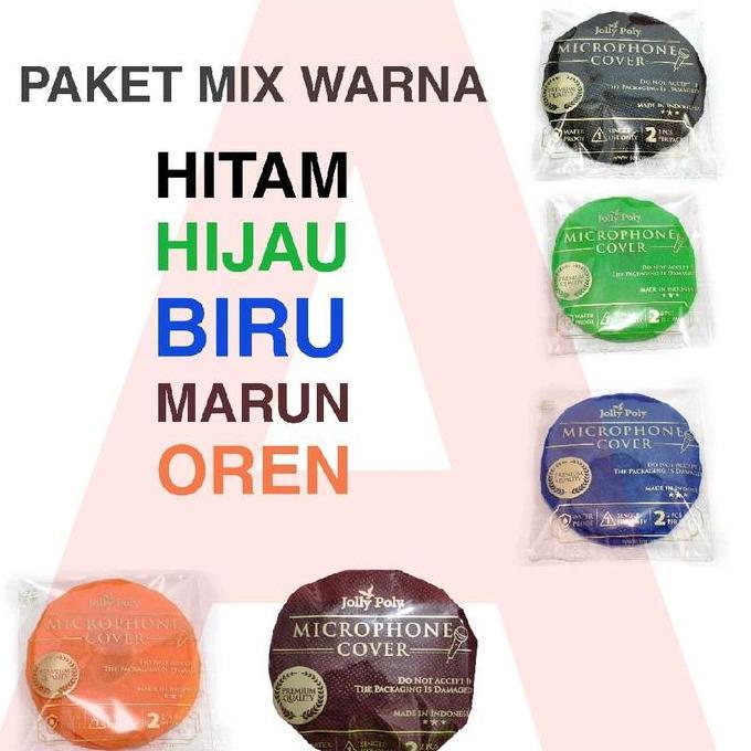 Wkprojek- Cover Microphone /Cover Mic /Sarung Microphone/Tisu Mic/Pembungkus Mic