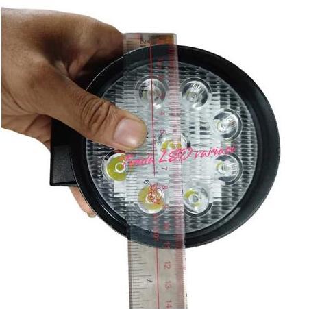 Lampu Sorot Tembak Led 9 Mata Bulat / Lam 9 Mata Led 12-24Volt 27 Watt Garansi