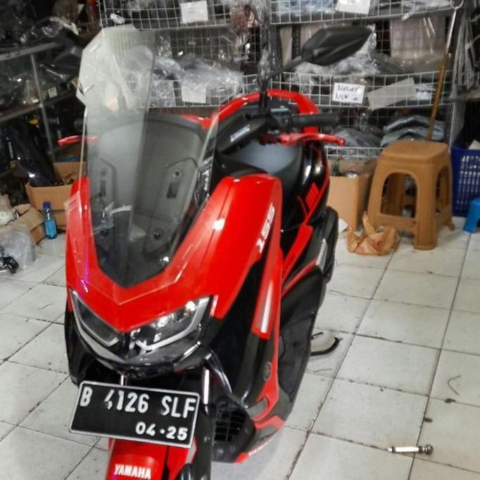 Visor Windshield New Nmax 2020 Custom Tinggi 60Cm Clear Smoke Rayben Restock