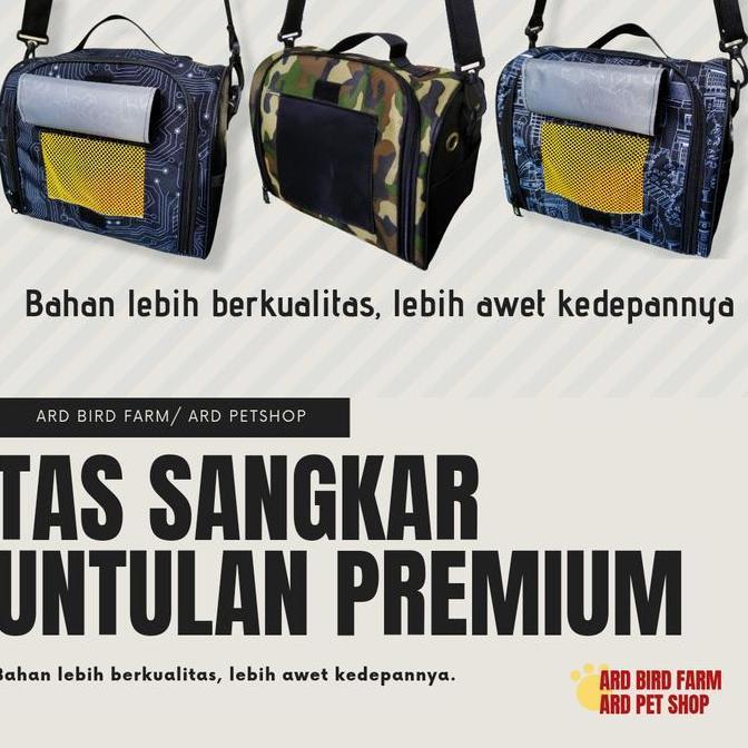 Kicaudor- Tas Kandang Hewan Burung Lovebird Untulan