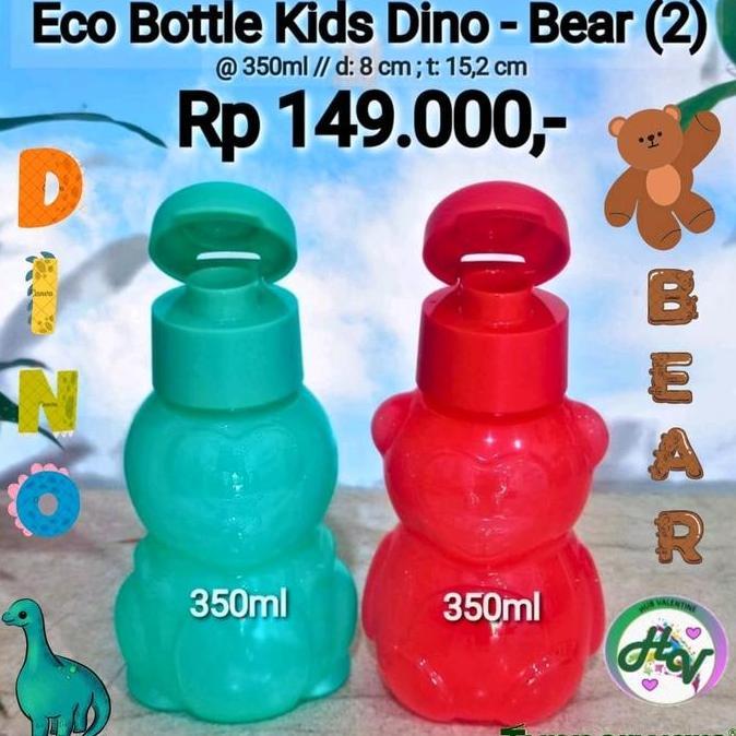 1pcs ECO FANCY 350ml / eco kids 350ml Tupperware / botol minum anak tupperware