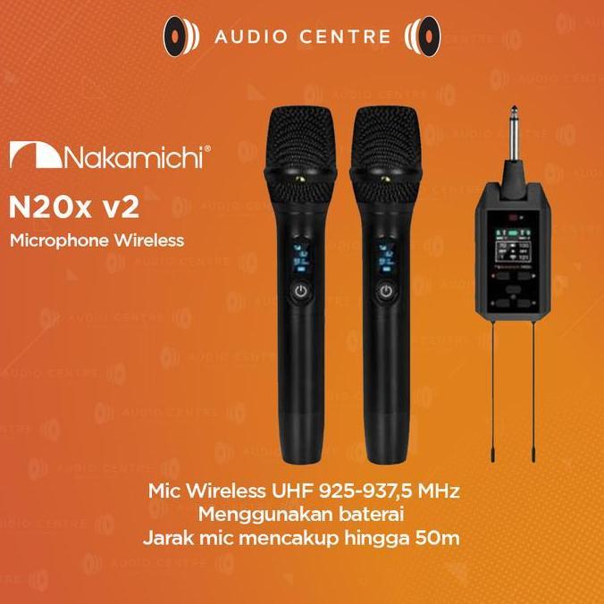 Wkprojek- Nakamichi N20X V2 Microphone Wireless