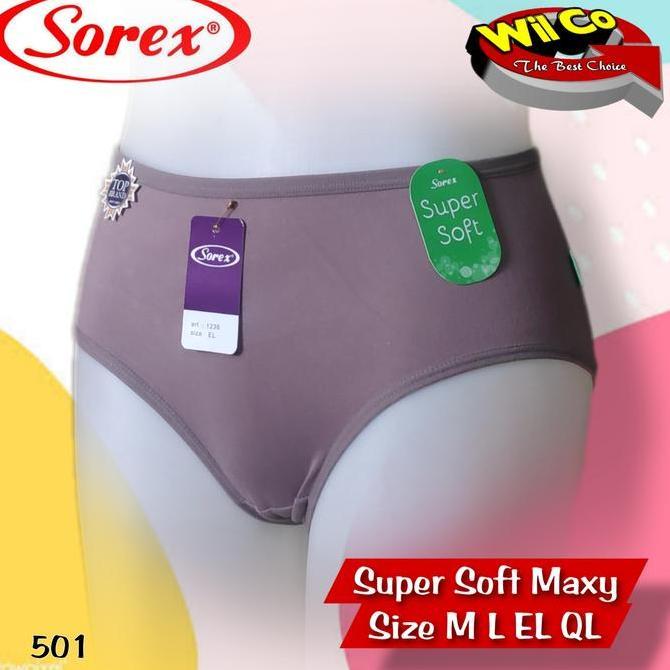 Wkwkwk- K501 (3-6 Pcs) Sorex Celana Dalam Wanita Dewasa, Cd Wanita Sorex Size M L El Ql