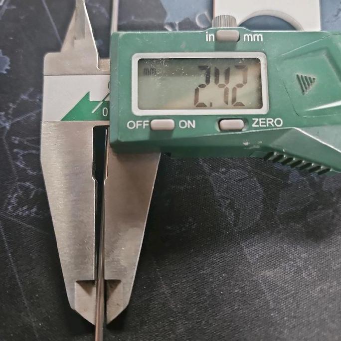 As Behel stainless 2,5 mm 304 1 meter