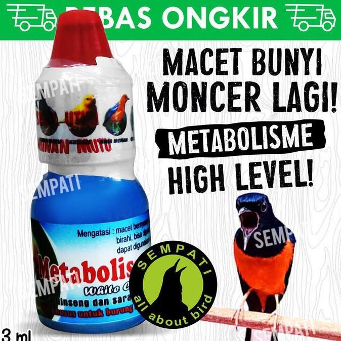 Kicaudor- Metabolisme White Bird Plus Obat Burung Sakit Macet Bunyi