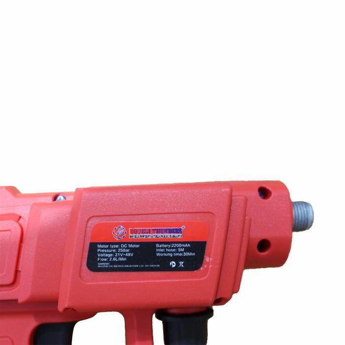 Mesin Jet Cleaner Cordless Baterai Double Thunder cuci mobil motor ac