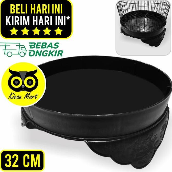 Kicaudor- Tebok Plastik Aksesories Sangkar Kandang Burung Lovebird Love Bird