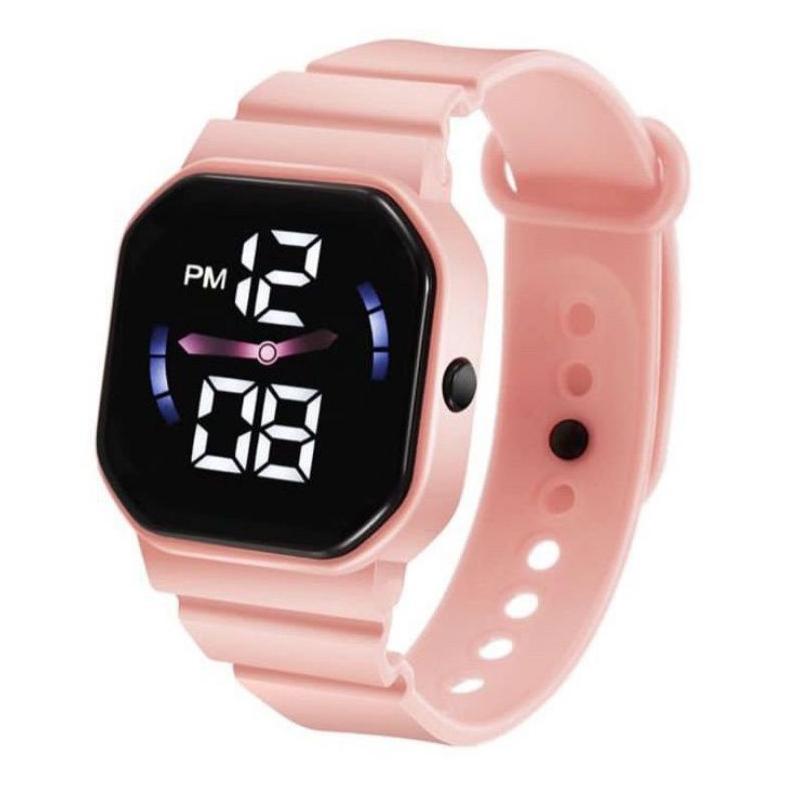 TERMURAH Jam Tangan LED Digital Pria Wanita Petak Couple Elektronik Fashion