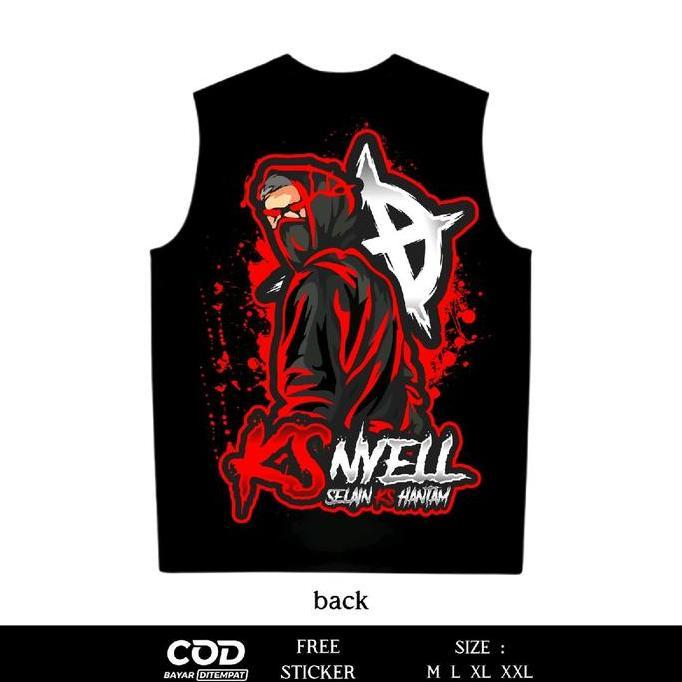 Gentle- Singlet Ks Nyell Selain Ks Hantam Sablon Dtf Ca4