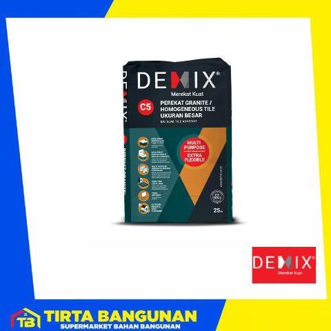 Murah Demix C5 Perekat Lem Granite Homogeneous Tile Ukuran Besar Perekat Big Slep 25Kg