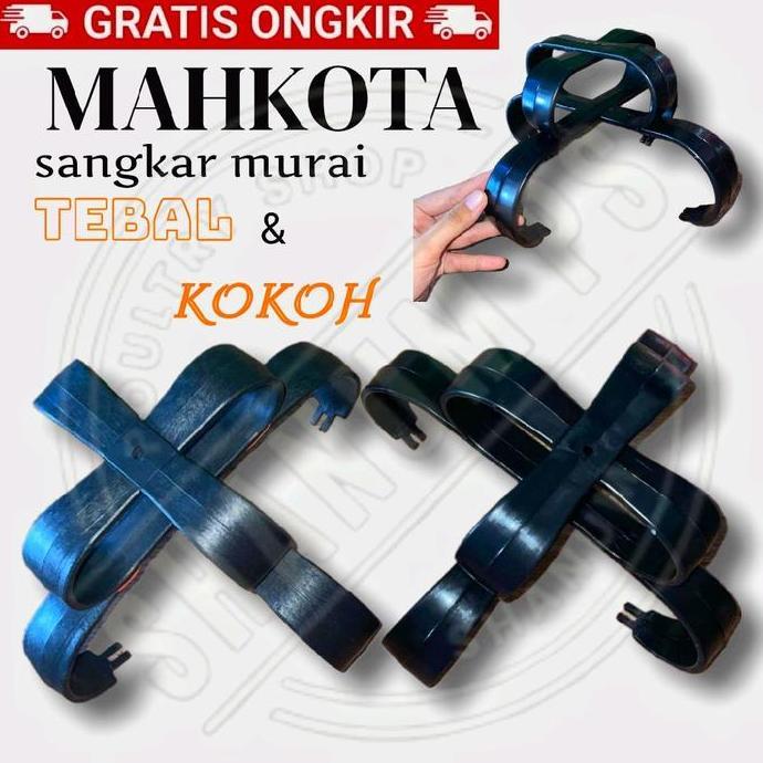 Kicaudor- Mahkota Sangkar Burung Murai Ebod Jaya/Bnr Bahan Plastik Tebal Aksesoris Mahkota Sangkar B