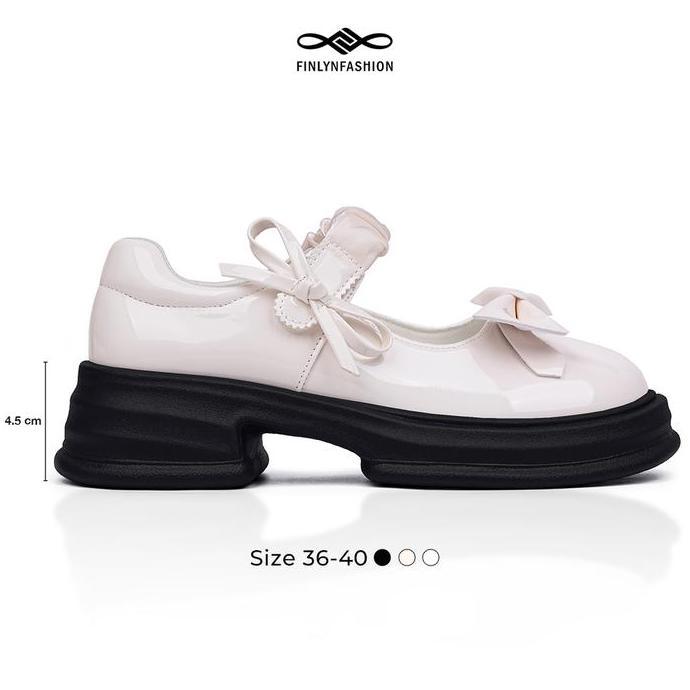 BELI SK-148 [FF] Mary Jane Wanita Elegant Sepatu Pita Cewek Kasual Korean Style Kekinian BELI