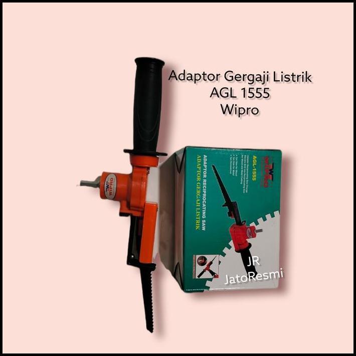 TERBARU ADAPTOR GERGAJI LISTRIK AGL 1555 WIPRO BESI DAN KAYU 