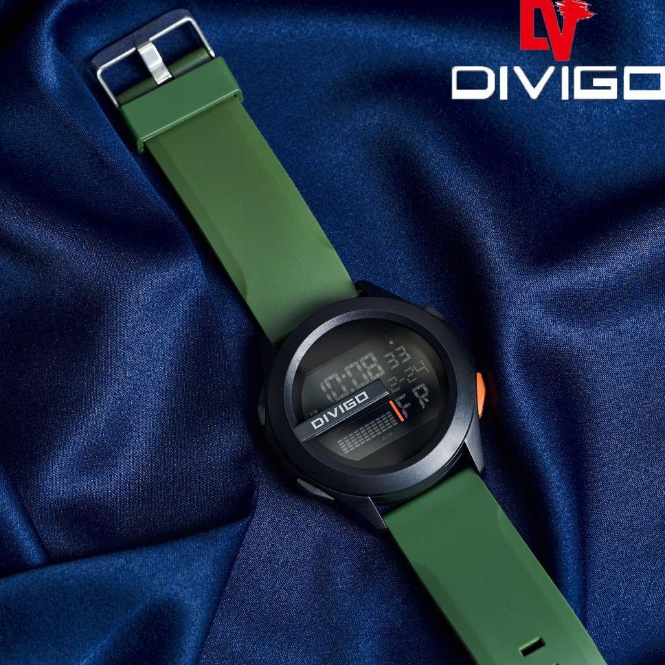 Jam Tangan Pria Digital Original Water Resist Divigo Dv-2101