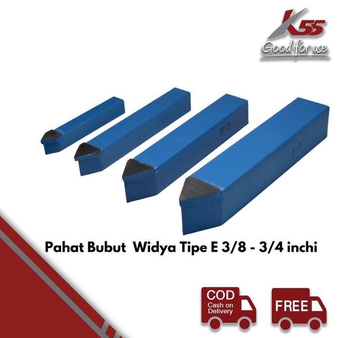 Murah K55 Pahat Bubut Pisau Bubut Widia Holder Tipe E-12 3/4"Hx3/4"Wx4-1/2"L