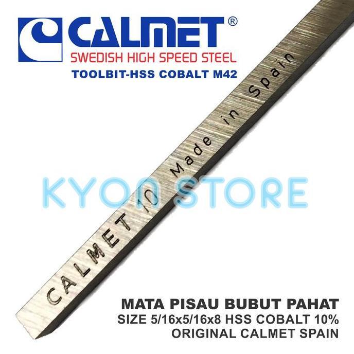 Promo Mata Pisau Bubut Pahat Size 5/16X5/16X8 Hss Cobalt 10 M42 Calmet