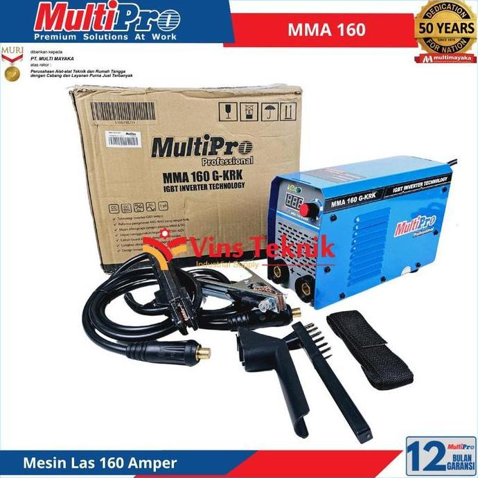 Mesin Las Listrik Inverter IGBT 160A MMA 160 MULTIPRO MMA160