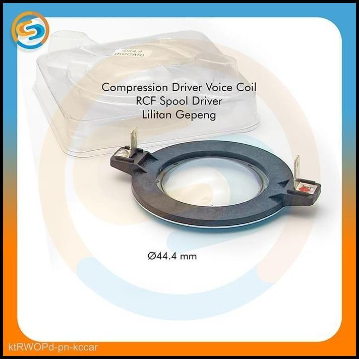 TERLARIS RCF SPOOL TWEETER RCF SPUL DRIVER 44.4MM LILITAN GEPENG 