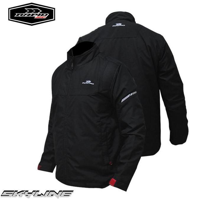 Skyline jaket motor pria RAPID anti angin