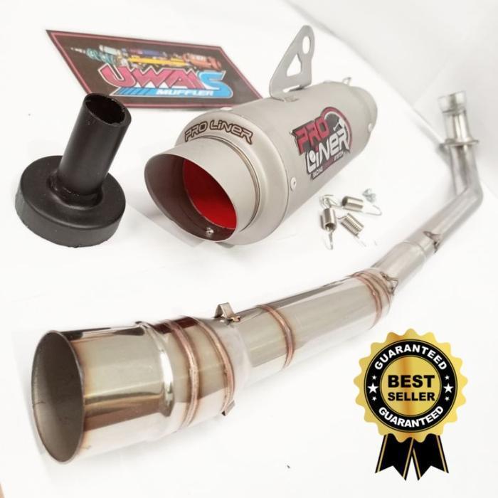 Knalpot Proliner Jupiter Z Z1 Vega Zr R Revo Supra X 125 Fit Smash Blade Motor Bebek 110/125 Shogunc