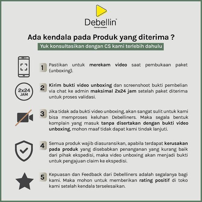 Wkcx- Debellin Premium Cookware Set - Daily Cookware Granite Package