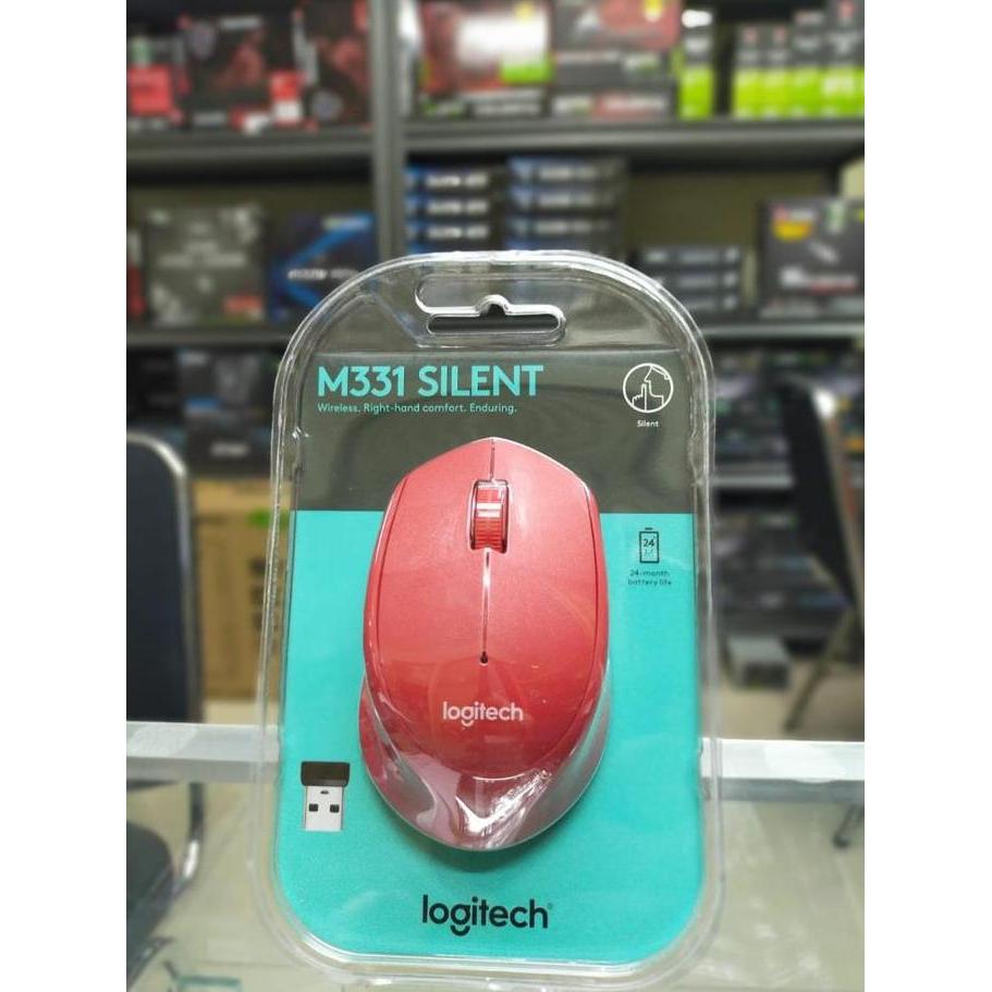 Mouse Wireless Silent Logitech M331 / Mouse Logitech / Logitech M331 Hemat