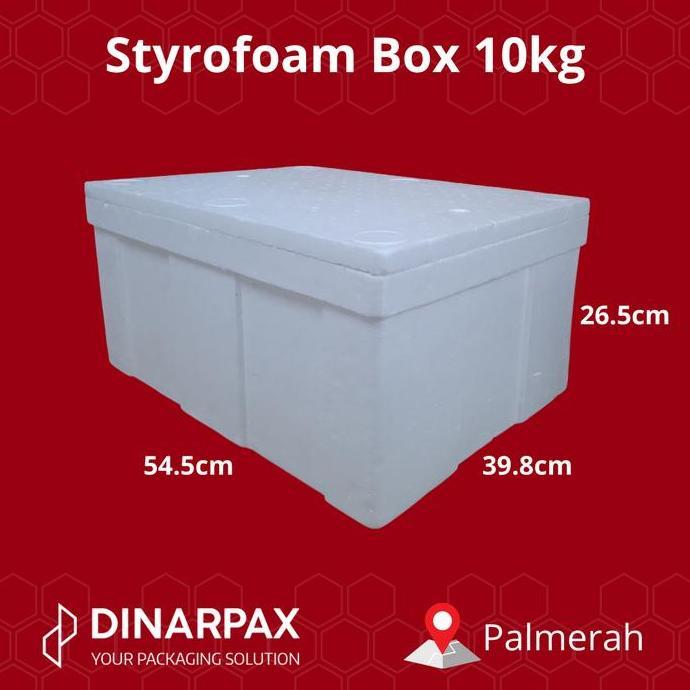 Eggx- Styrofoam Vegetable Box 10 Kg / Dinarbox / Box Sayur Buah