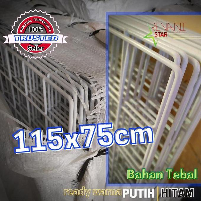 Kawat Ram Dinding pajangan Aksesoris konter wire grid wall besi ram