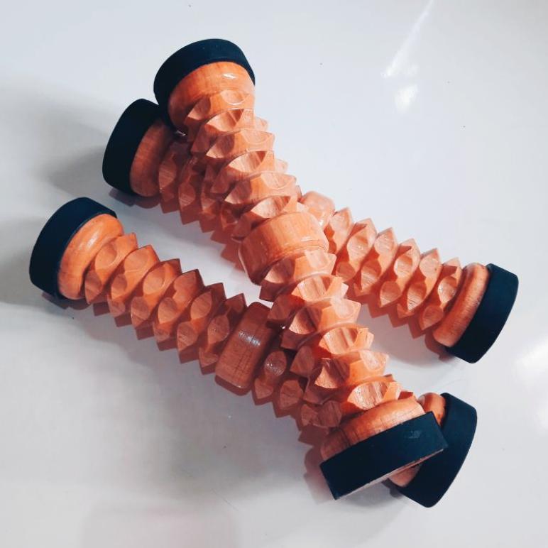 Alat Pijat Terapi Telapak Kaki Satu Roll Tradisional Kayu Sale