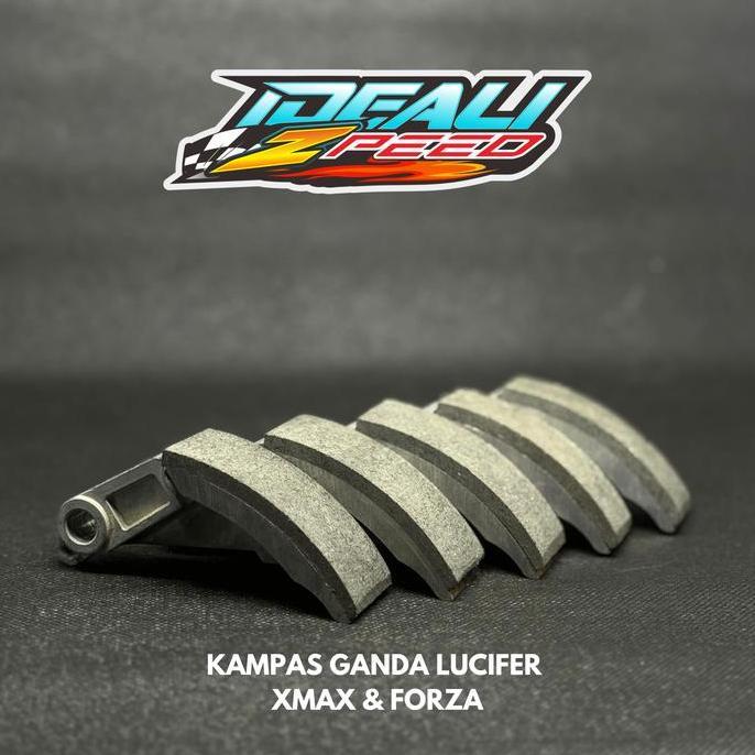 Kampas Ganda Lucifer Carbon Aramid (Pantekan Custom) All Matic By Idealizpeed