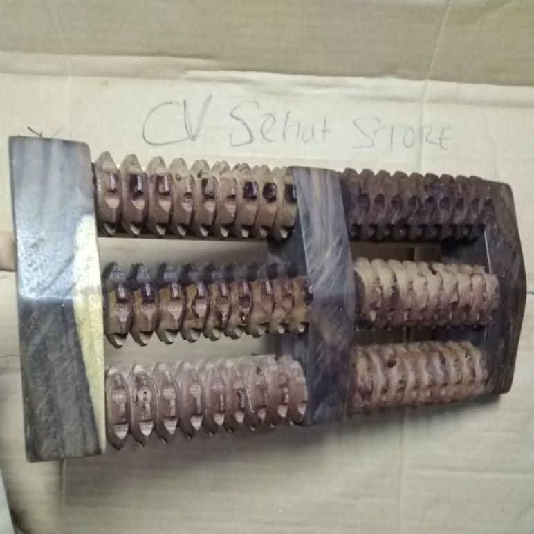 Alat Pijat Kayu Model Roll 6 Terapi Refleksi Telapak Kaki Dan Tangan Pijet Tradisional Pijit Reflexi