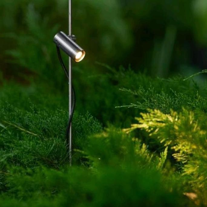 Murah LampuTamanTiang Hg55 25Cm Mr165W Bollard Spike Lawn Light Gu5.3 Lampu Taman Tancap Outdoor Ext