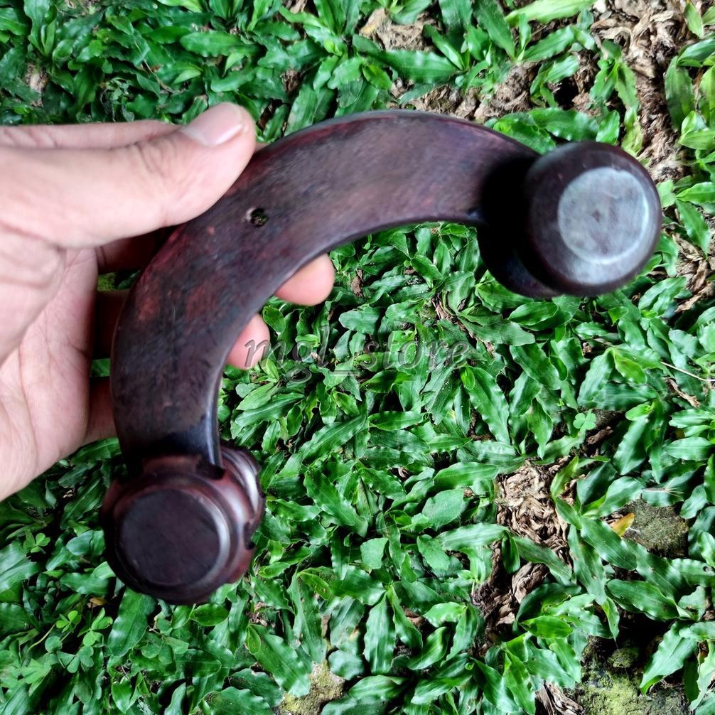 Alat Pijat Terapi Refleksi Telapak Kaki Tangan Kaki Punggung Roda Kayu Sonokeling Premium