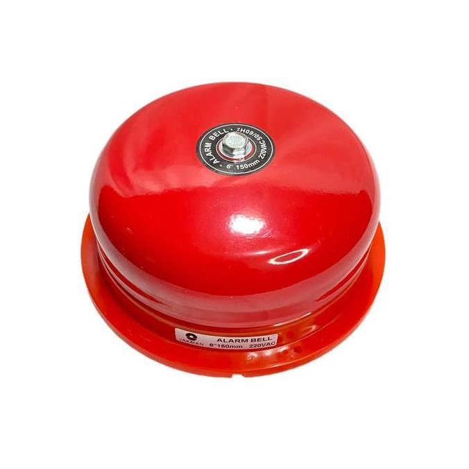 BELL KRING 150MM / ALARM / BELL SEKOLAH / BELL PABRIK / BELL 3" / JAKMAN Merah