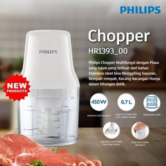 NEW Philips Chopper / Food Processor - HR 1393