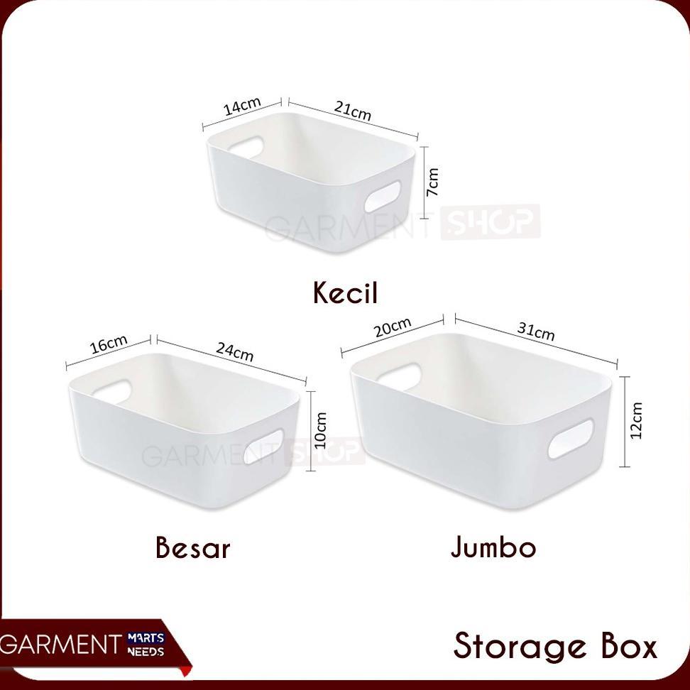 er-23 BOPUTIH - Storage Box Organizer Kotak Keranjang Penyimpanan Skincare Buku Serbaguna Portable P