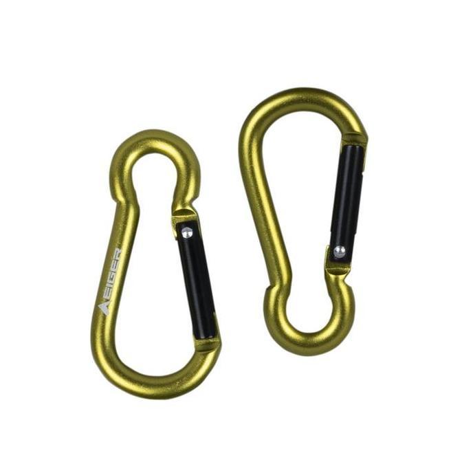 Tothemoon- Eiger 6 Mm Pear Shape Carabiner 2 Pc Keychain