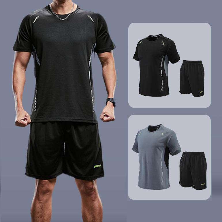 FAVORIT KAMB SETELAN BAJU OLAHRAGA PRIA ORIGINAL LARI BADMINTON RUNNING JERSEY