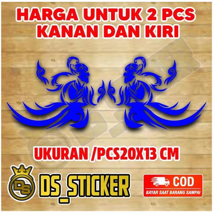 GARANSI STICKER WAYANG PO.HARYANTO STIKER VISOR NMAX STIKER VISOR PCX STIKER MOTOR