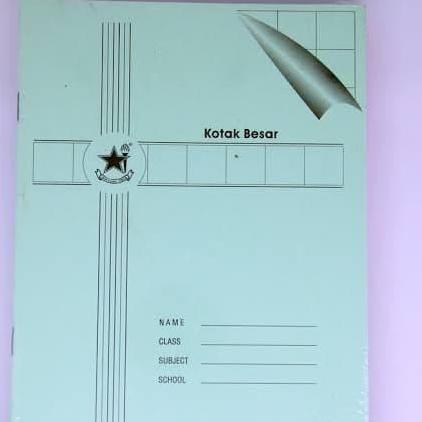 Buku Kotak Besar Bintang Obor 38 Lembar Buku Mandarin Belajar Menulis