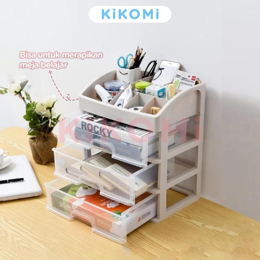 df-8 Rak Kosmetik 3 Susun Organizer Tempat Penyimpanan Makeup Skincare Aksesoris Minimalis Serbaguna