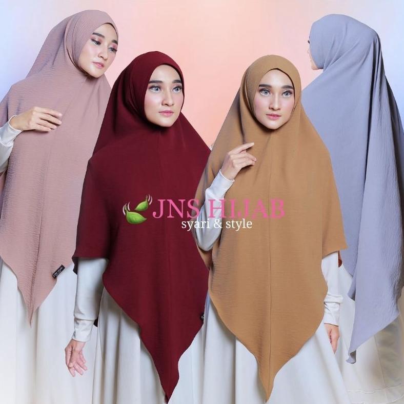 Sale KHIMAR SHOPIA CRINKLE /HIJAB SYARI 1 LAPIS/ JILAB LV/KHIMAR PREMIUM/HIJAB CRINKLE AIRFLOW  JNS 