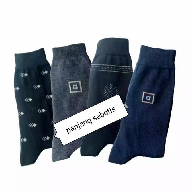 3 PASANG KAOS KAKI PRIA/KAOS KAKI PANJANG SEBETIS PRIA ORIGINAL Dewasa Katun Motif Wanita Hitam Kere