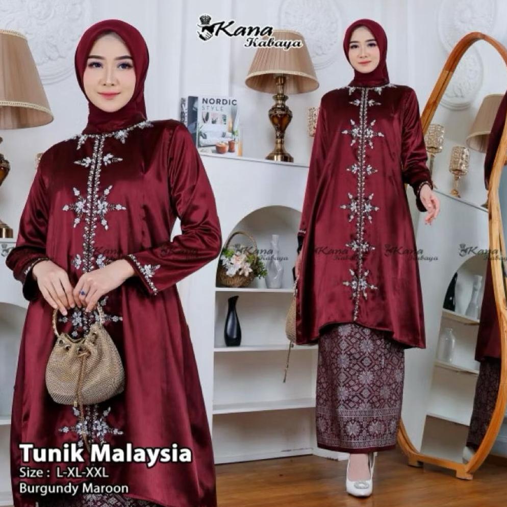 BAJU KURUNG MELAYU PAYET TRADISIONAL// TUNIK MELAYU MALAYSIA // TUNIK BUSUI PAYET // TUNIK PAYET  //