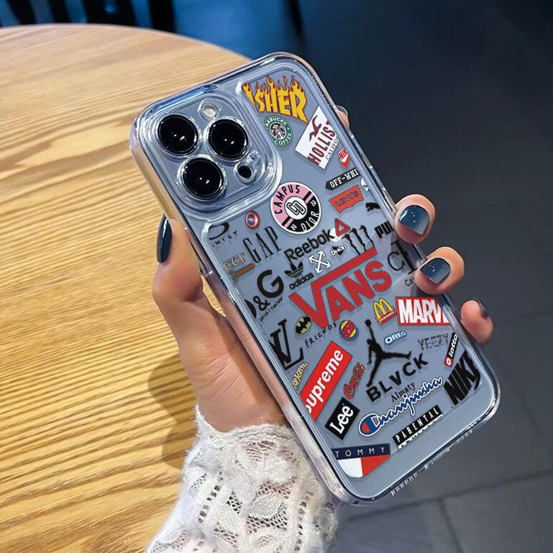 CUCI GUDANG COD Casing hp Cangkang bahan silikon tahan guncangan dan tahan jatuh TPU Material New Ti