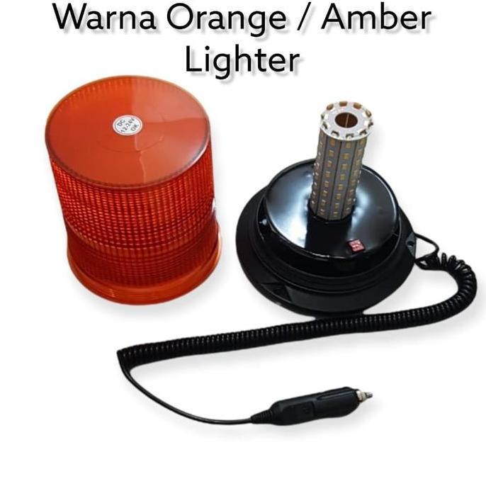 Promo Bardolf  Lampu Rotary Magnet Wl27 12-48V Amber Led Wl 27 Kuning