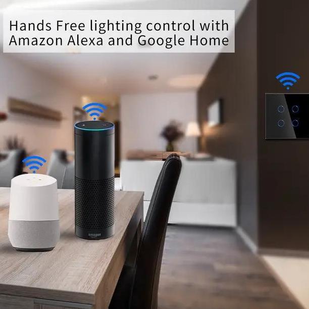 Promo Almo Tuya Zigbee Smart Switch 4 Gang Home Automation [Premium Quality]